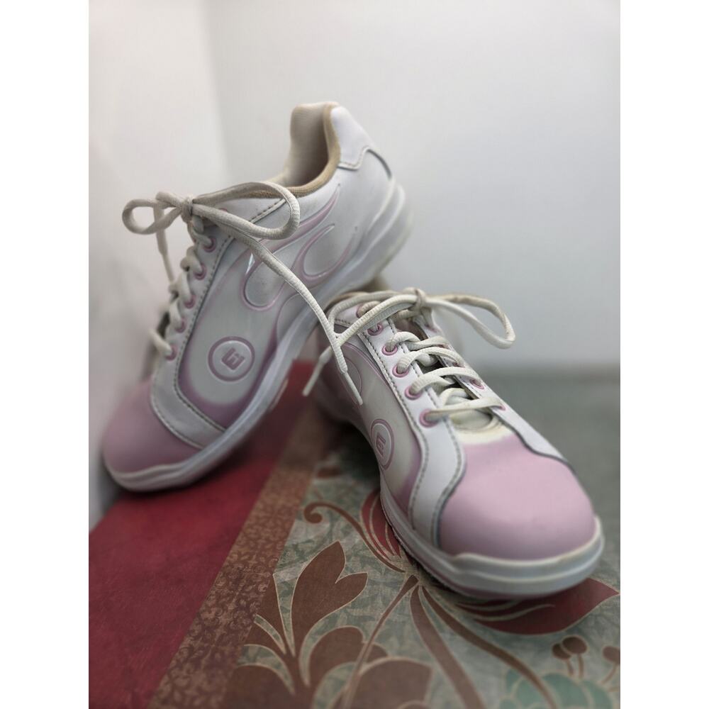 Etonic Womens Shoes GLOW IN THE DARK Flame Pink Bowling Perfect Slides Size 7
